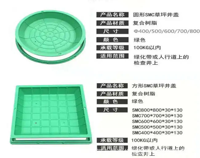 巨野树脂复合种植井盖展示